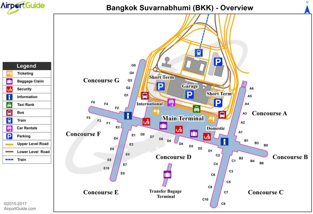 bkk aeroporto mapa