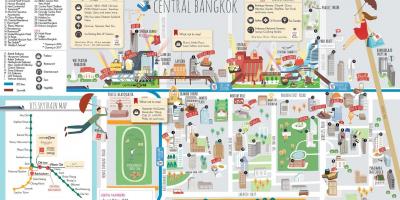 Bangkok centros mapa