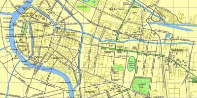 Mapa de bangkok estrada