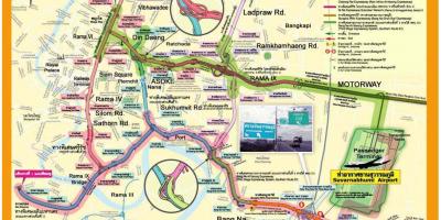 Mapa de bangkok expressway