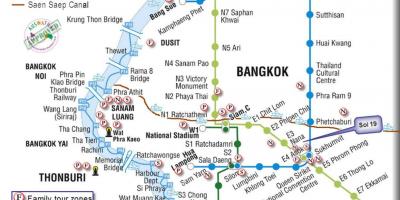 Transporte público bangkok mapa
